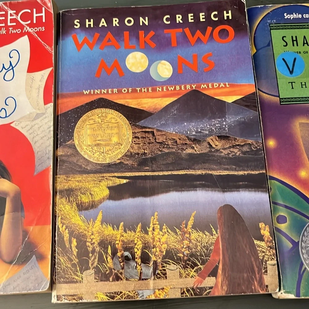 Sharon Creech 3 Book Set The Wanderer, Absolutely Normal Chaos, Walk Two Moons